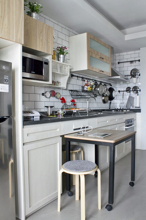 3 Truques para organizar as panelas de casa - Studio 1202  Panelas  penduradas, Organizando armários de cozinha, Design de casa