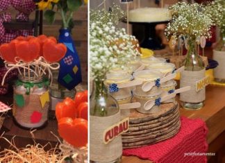 Decoração econômica para a festa junina
