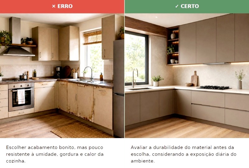 Erros Mais Comuns na Reforma da Cozinha - 2 - Materiais Erros Mais Comuns na Reforma da Cozinha - 2 - Materiais